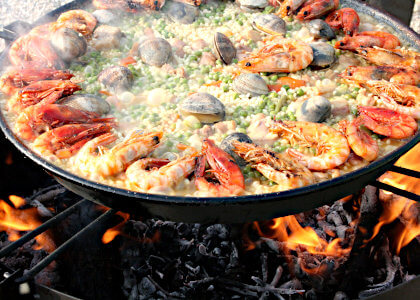 photo of paella pan